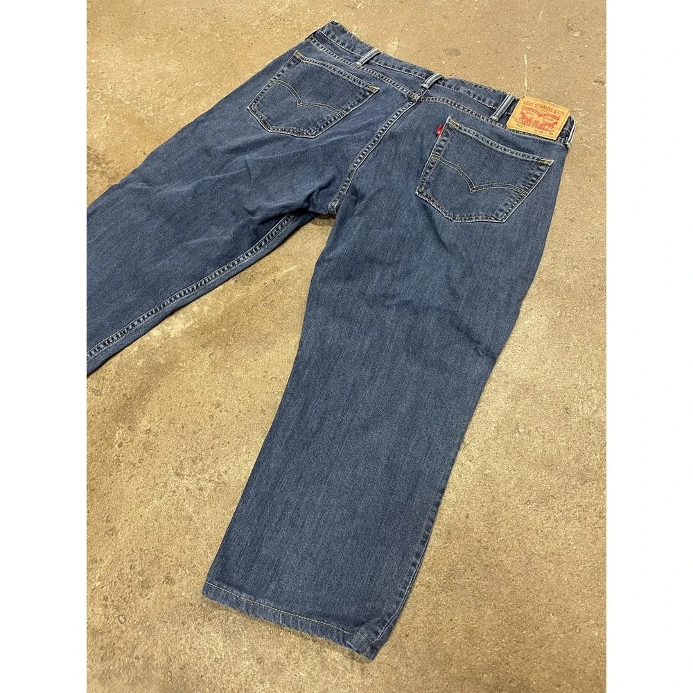 Levis 511 Jeans Mens‎ 38x30 Blue Denim Slim Fit Straight Leg Zip Fly Mid Rise